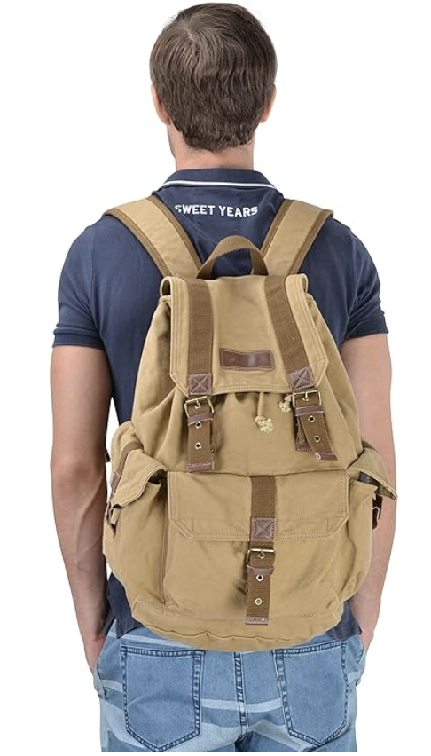 Thick Canvas Rucksack